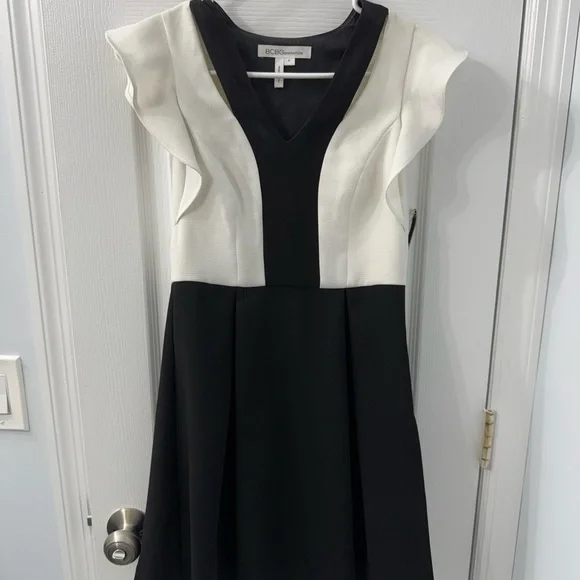 BCBGeneration | Dresses | Bcbgeneration Black And White Mini Dress |  Poshmark